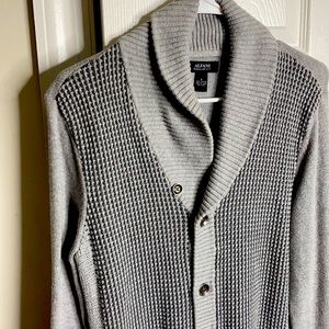 Small Grey Alfani Cardigan sweater